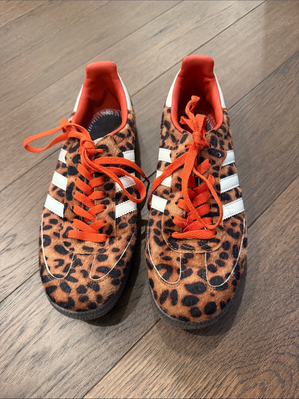 adidas Samba OG Red Leopard Women's Size 8 - C36-061 - Picture 3 of 8